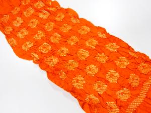 正絹　絞り　帯揚げ